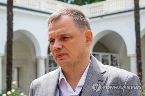 키릴 스트레모우소프 우크라이나 남부 헤르손 행정부 부수반[타스통신 연합뉴스 자료사진]